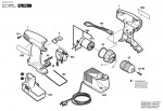 Bosch 0 603 937 765 Psr 72 Cordless Screw Driver 7.2 V / Eu Spare Parts